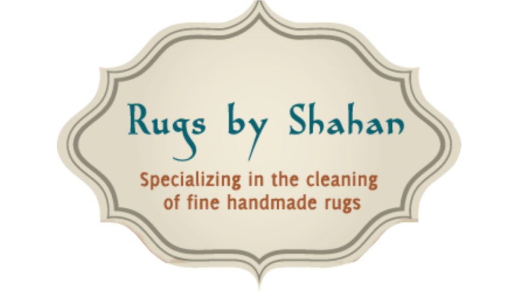 Rugs by Shahan logo: specializing in the cleaning of fine handmade rugs